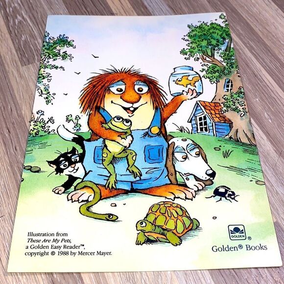 Mercer Mayers Little Critters postcard vintage stationery wall art frame 80s - Picture 4 of 4